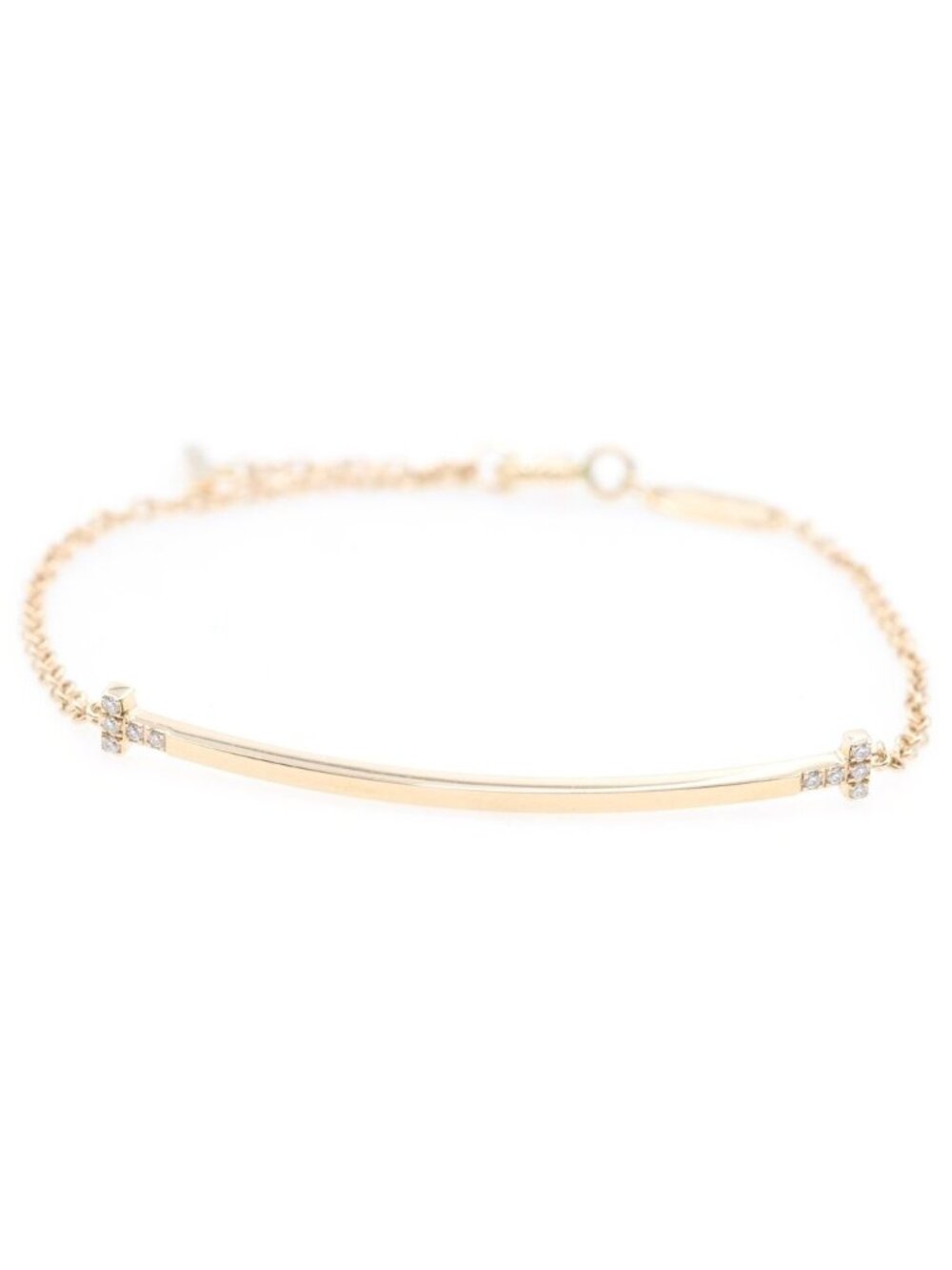 Tiffany & Co T Smile Bracelet Small Pink Gold